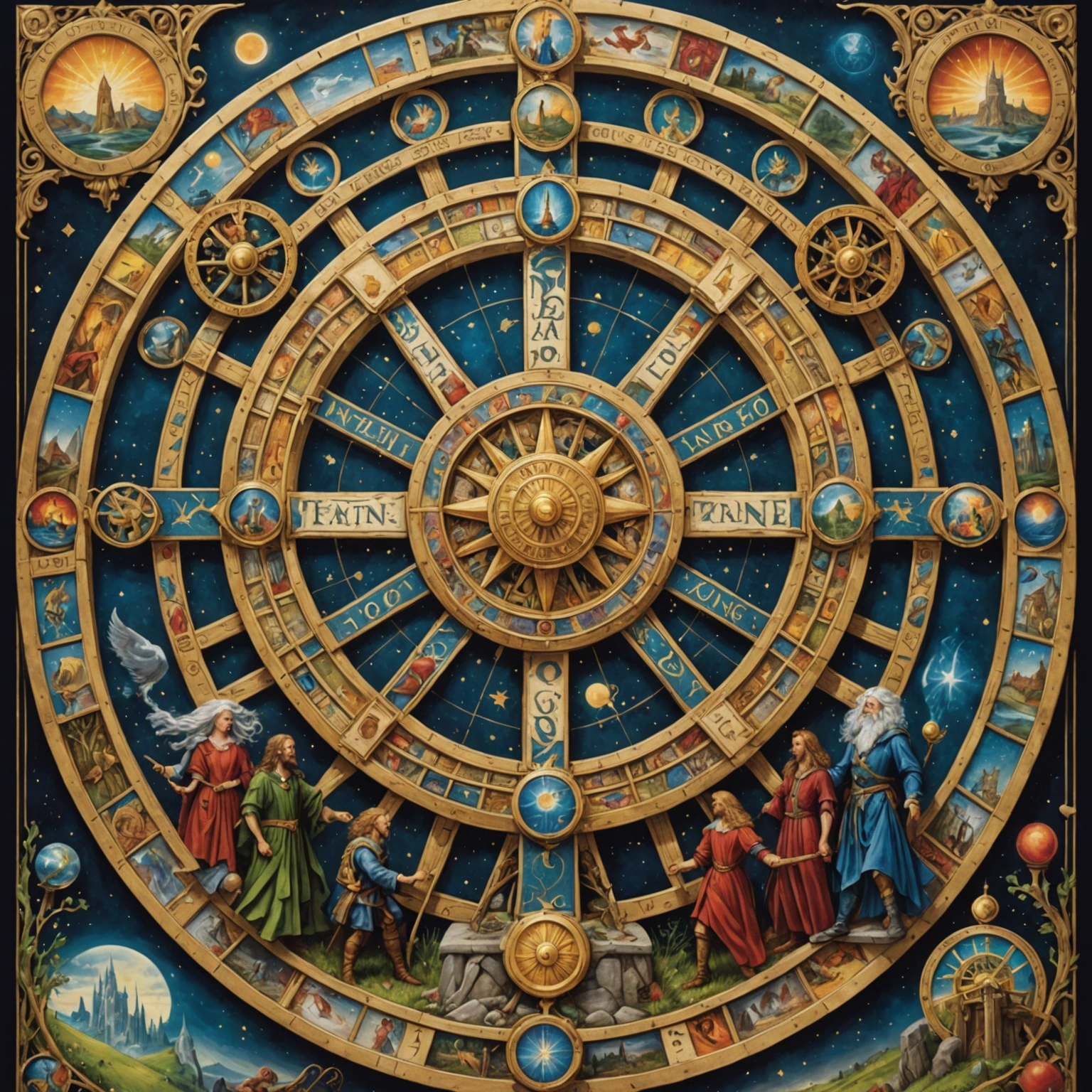 Десятый аркан — Колесо Фортуны в таро: ключ к пониманию перемен и циклов судьбы