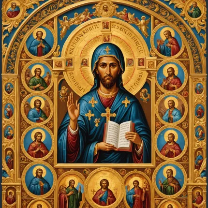 Религиозные вера: духовная иконы